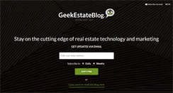 Desktop Screenshot of geekestateblog.com